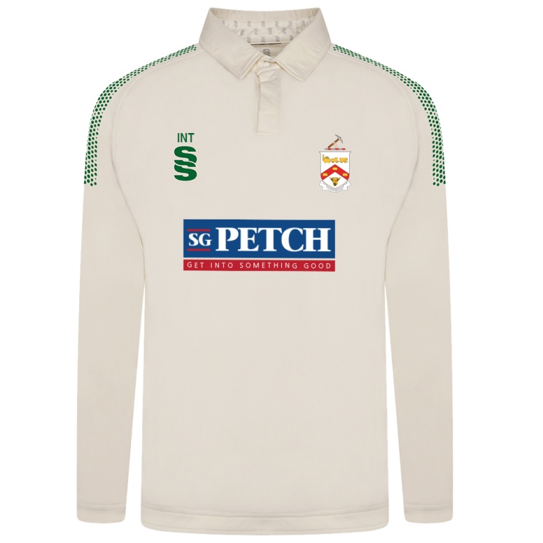 Darlington CC - FUSE LONG SLEEVE CRICKET SHIRT - Mens / Juniors
